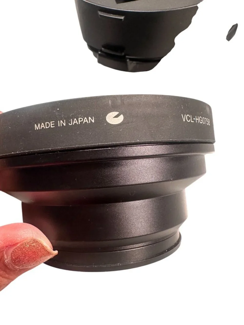 Sony VCL-HG0758 Wide Conversion Lens Fisheye X0.7 Lens Hood Pouch